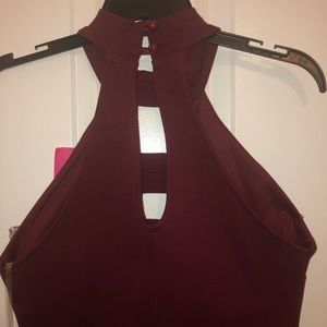 Burgundy Dress